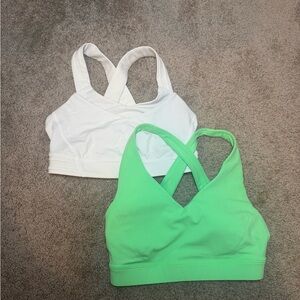 LULULEMON envital bra pistachio and white size 4